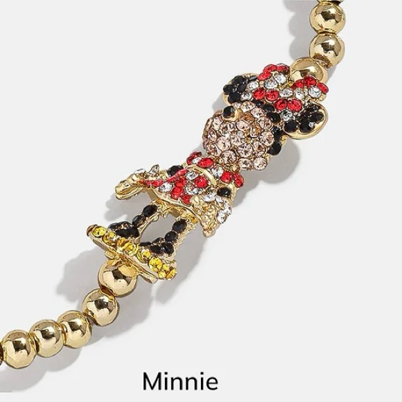 BaubleBar Jewelry - Disney Minnie Mouse Pavé Pisa Bracelet NEW